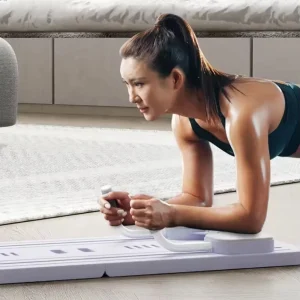 NEW 4 in 1 Multi-Purpose Fitness Board Ab Wheel Roller with Elbow Support Home Gym Exercise Fitness